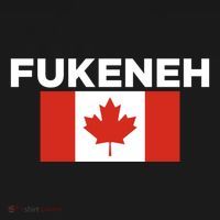 Fukeneh Canada Flag Humorous Fun Slang Accent Gift Women's Hoodie thumb 2