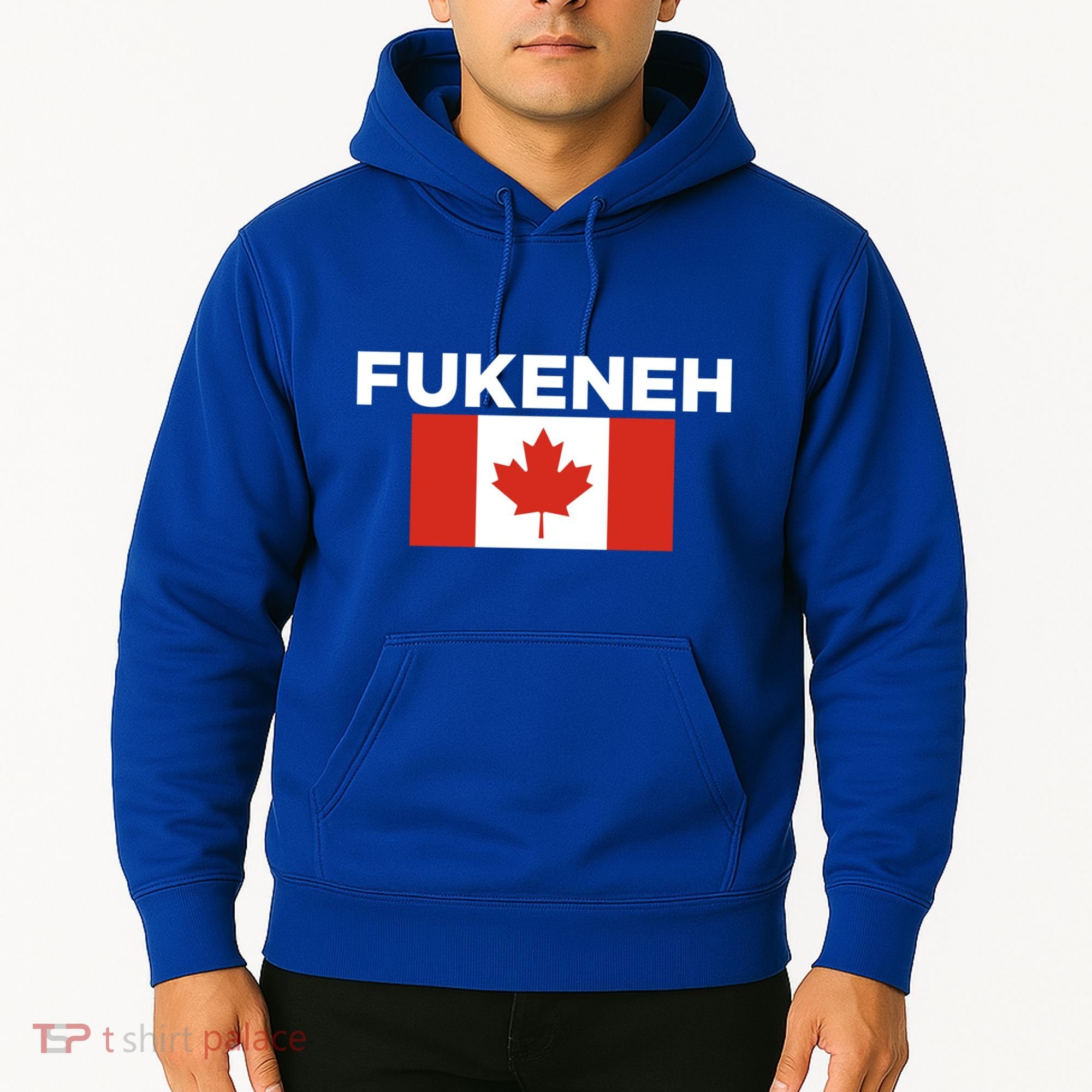 Fukeneh Canada Flag Humorous Fun Slang Accent Gift Hoodie