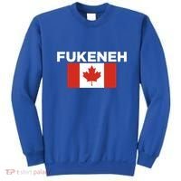 Fukeneh Canada Flag Humorous Fun Slang Accent Gift Sweatshirt thumb 0