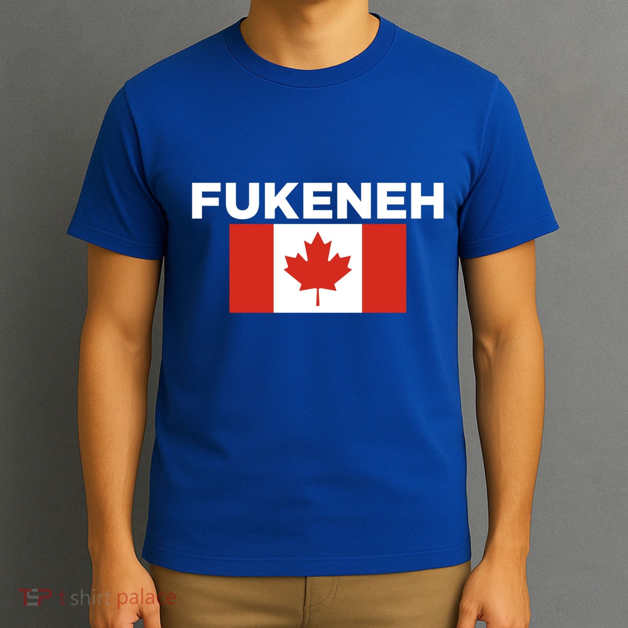 Fukeneh Canada Flag Humorous Fun Slang Accent Gift T-Shirt