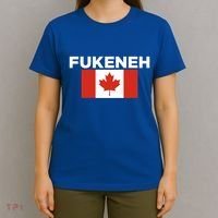 Fukeneh Canada Flag Humorous Fun Slang Accent Gift T-Shirt thumb 4