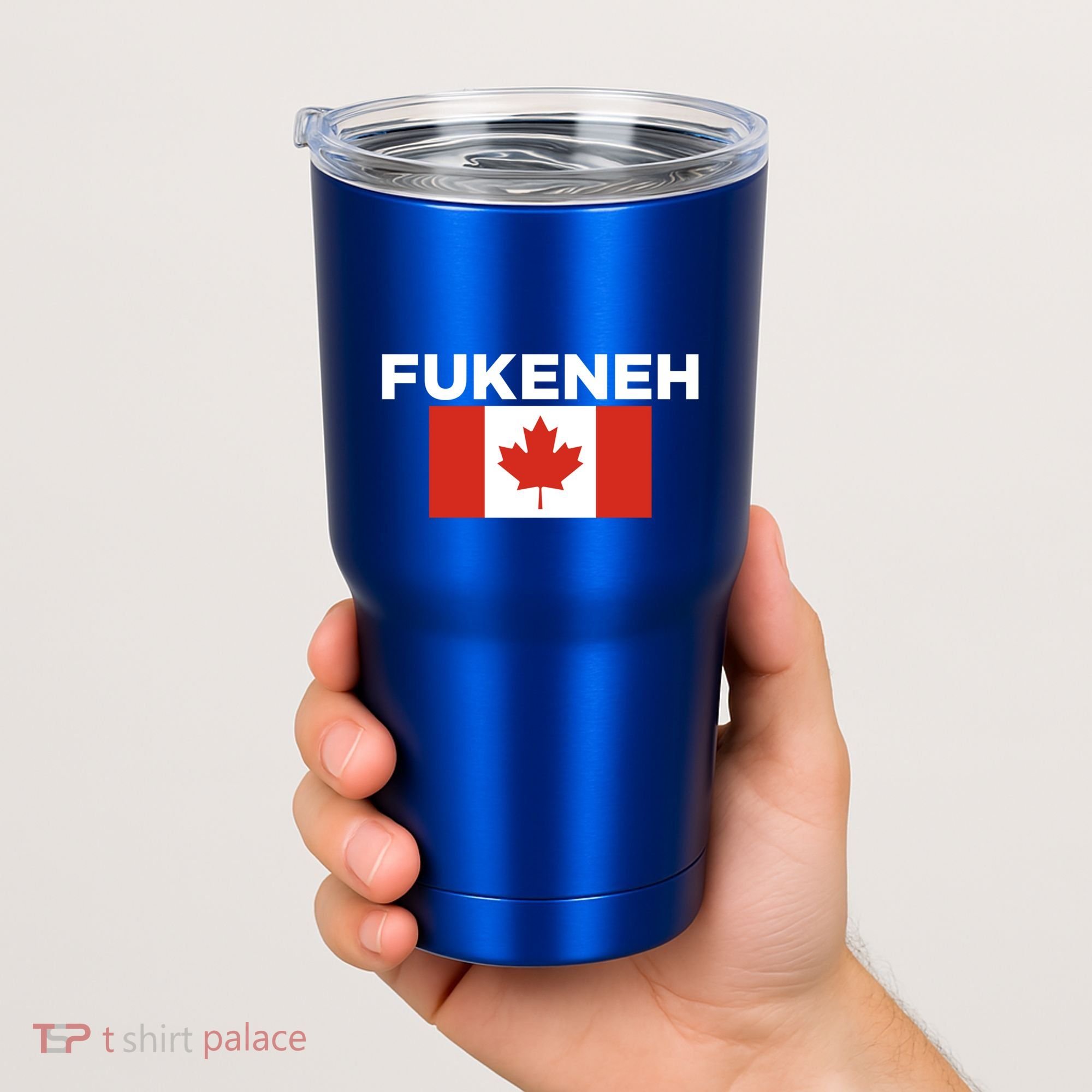 Fukeneh Canada Flag Humorous Fun Slang Accent Gift Tumbler