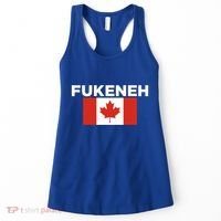 Fukeneh Canada Flag Humorous Fun Slang Accent Gift Women's Tank Top thumb 0