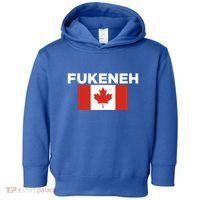Fukeneh Canada Flag Humorous Fun Slang Accent Gift Toddler Hoodie thumb 0