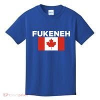 Fukeneh Canada Flag Humorous Fun Slang Accent Gift Kids T-Shirt thumb 0