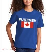 Fukeneh Canada Flag Humorous Fun Slang Accent Gift Kids T-Shirt thumb 2