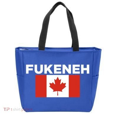 Fukeneh Canada Flag Humorous Fun Slang Accent Gift Tote Bag