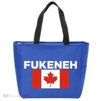 Fukeneh Canada Flag Humorous Fun Slang Accent Gift Tote Bag thumb 0