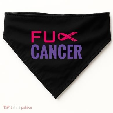 F Cancer USA-Made Doggie Bandana