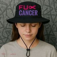 F Cancer Bucket Hat thumb 3