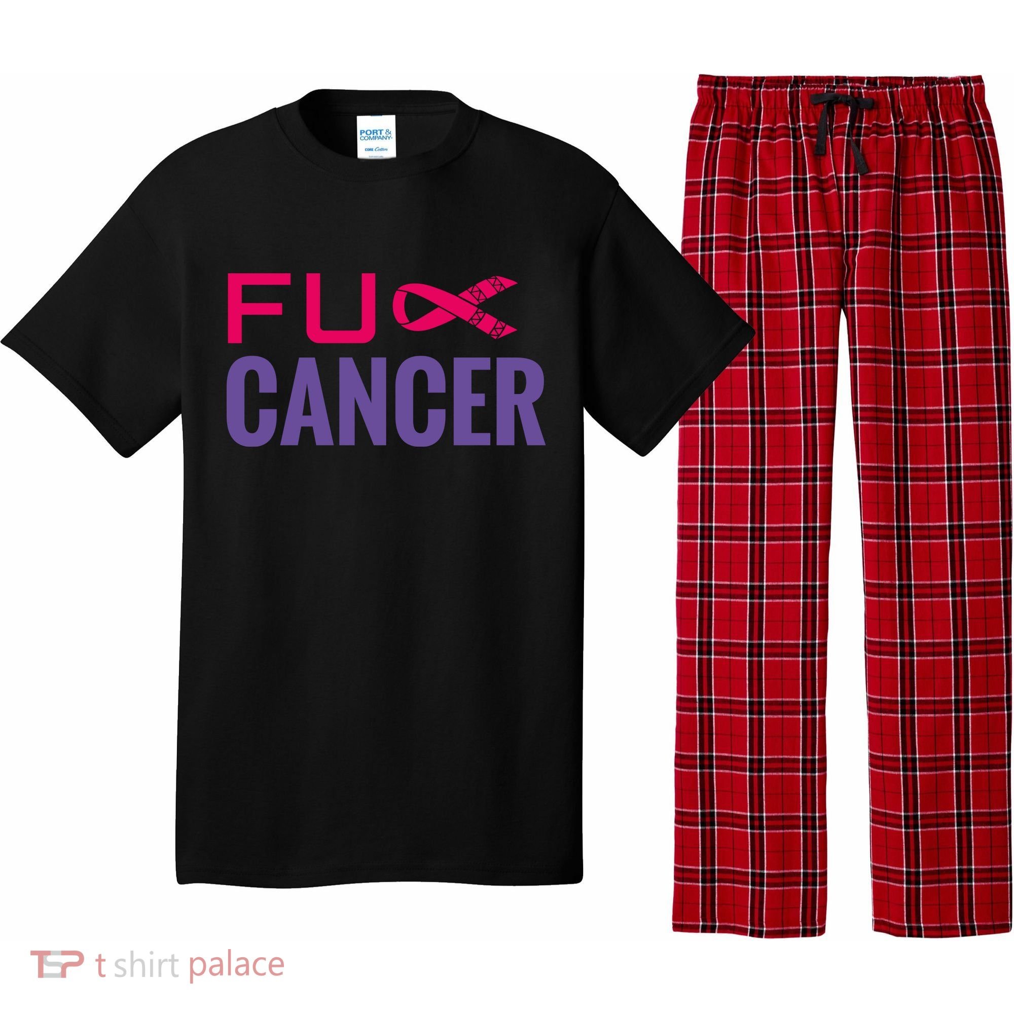F Cancer Pajama Set