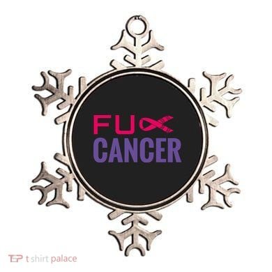 F Cancer Ornament