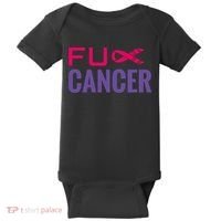 F Cancer Baby Bodysuit thumb 0