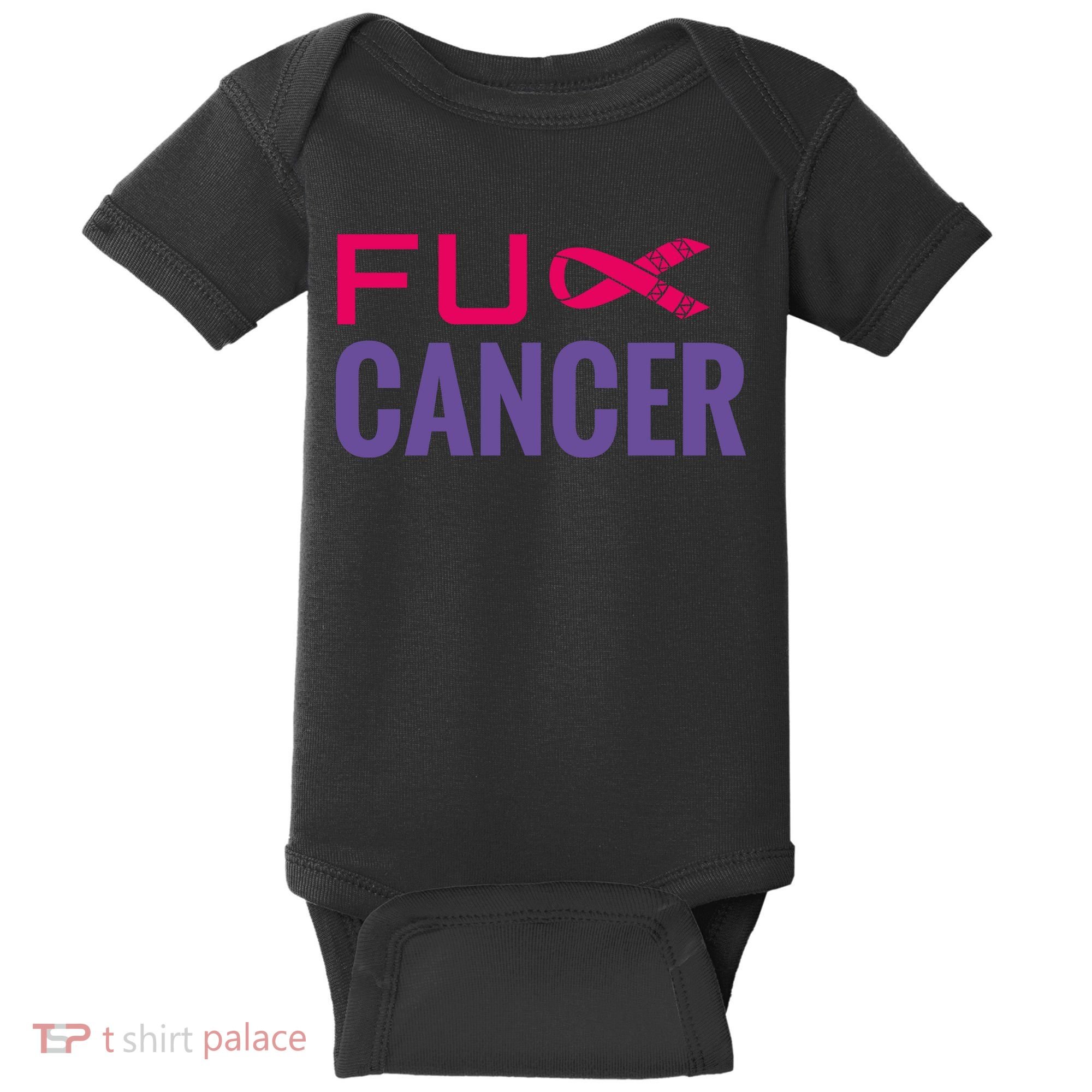 F Cancer Baby Bodysuit