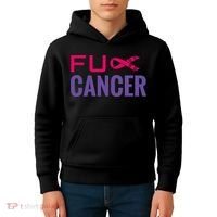 F Cancer Kids Hoodie thumb 4