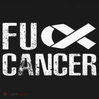 Fuck Cancer Fu Cancer Tcancer Awareness Coaster thumb 2