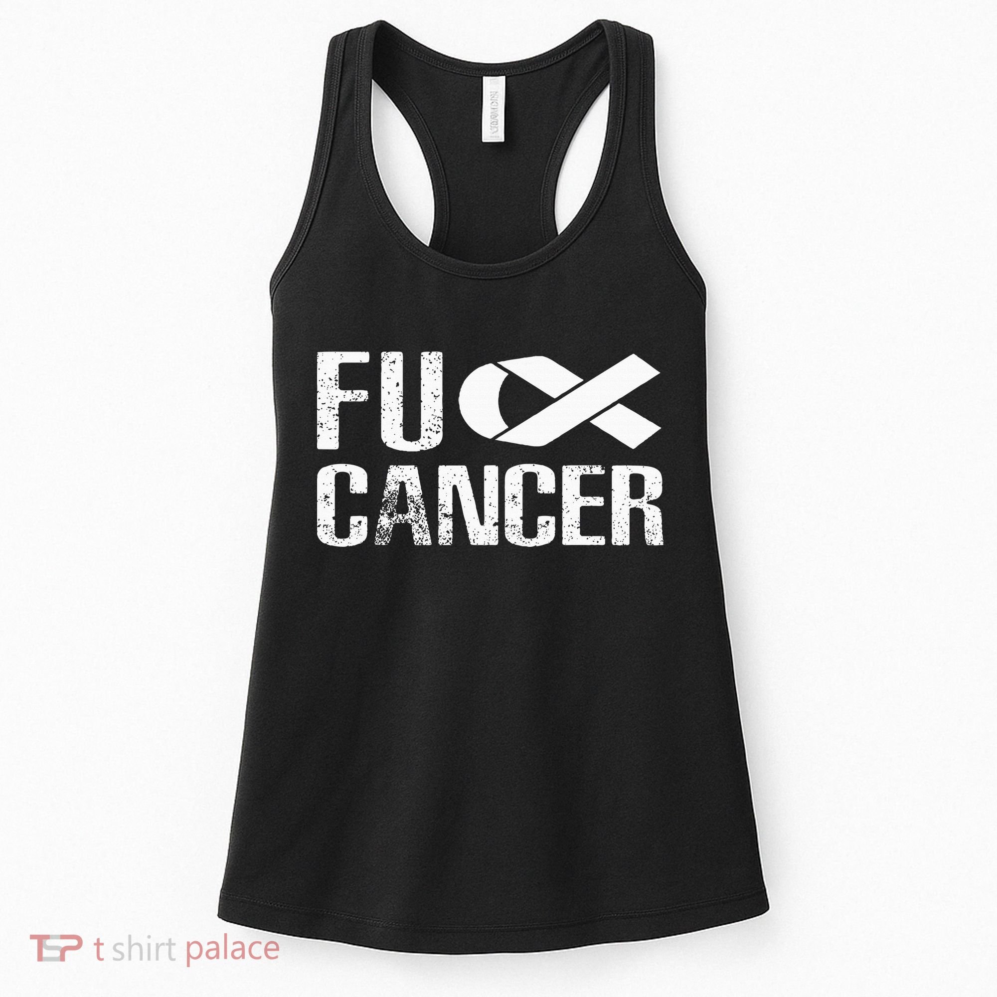 Fuck Cancer Fu Cancer Tcancer Awareness Women's Tank Top