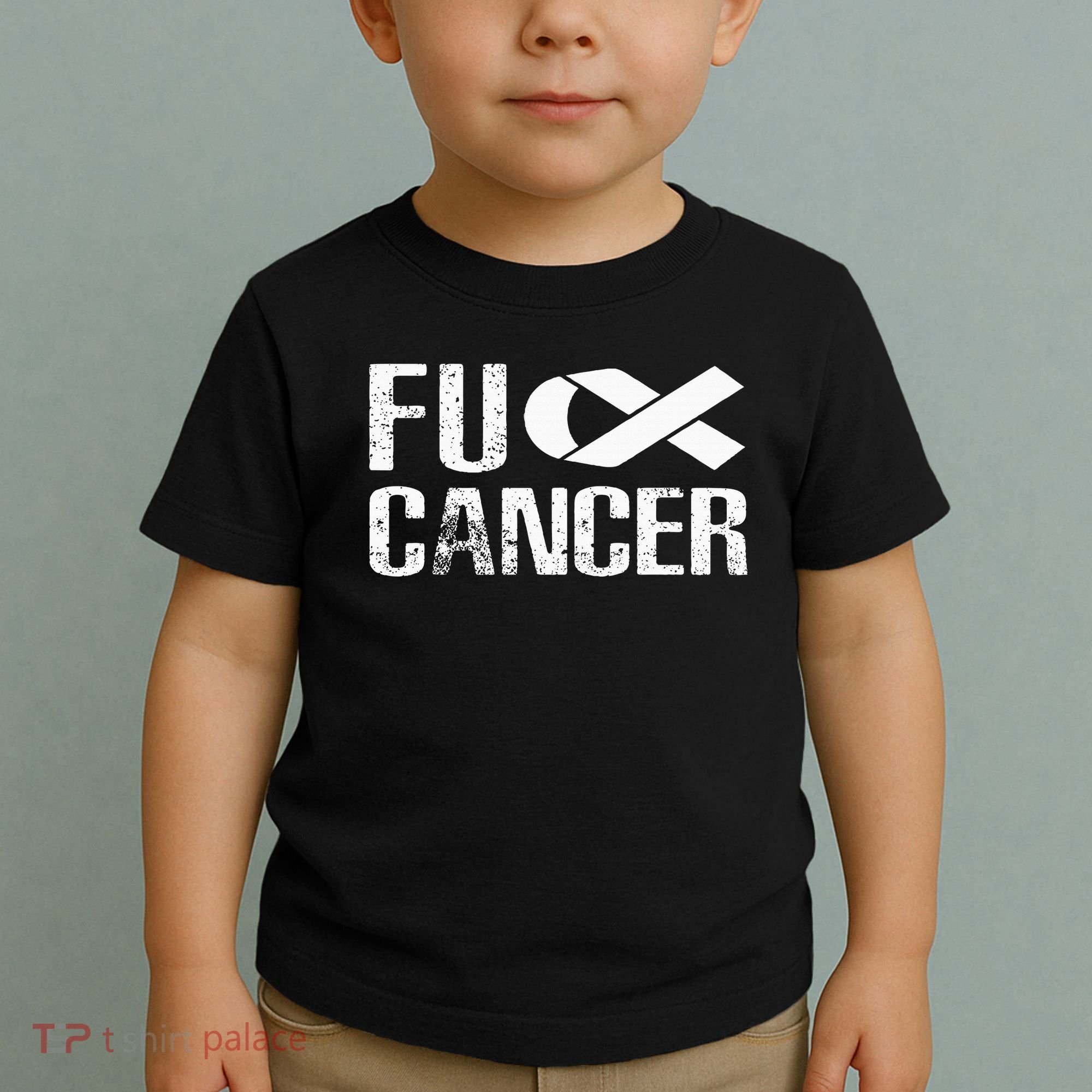 Fuck Cancer Fu Cancer Tcancer Awareness Toddler T-Shirt