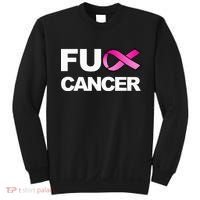 Fuck Cancer For Breast Cancer Awareness Sweatshirt thumb 0
