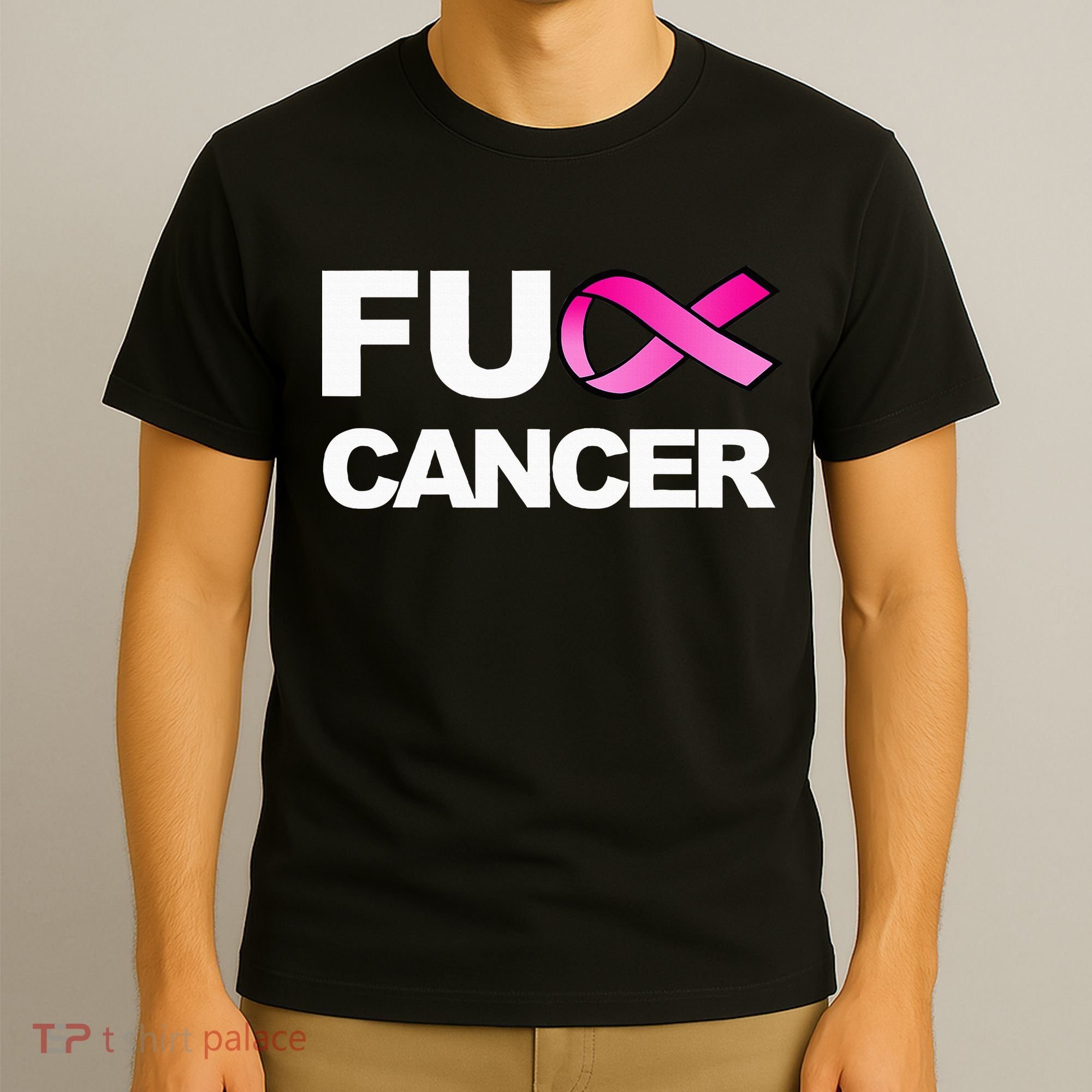 Fuck Cancer For Breast Cancer Awareness T-Shirt
