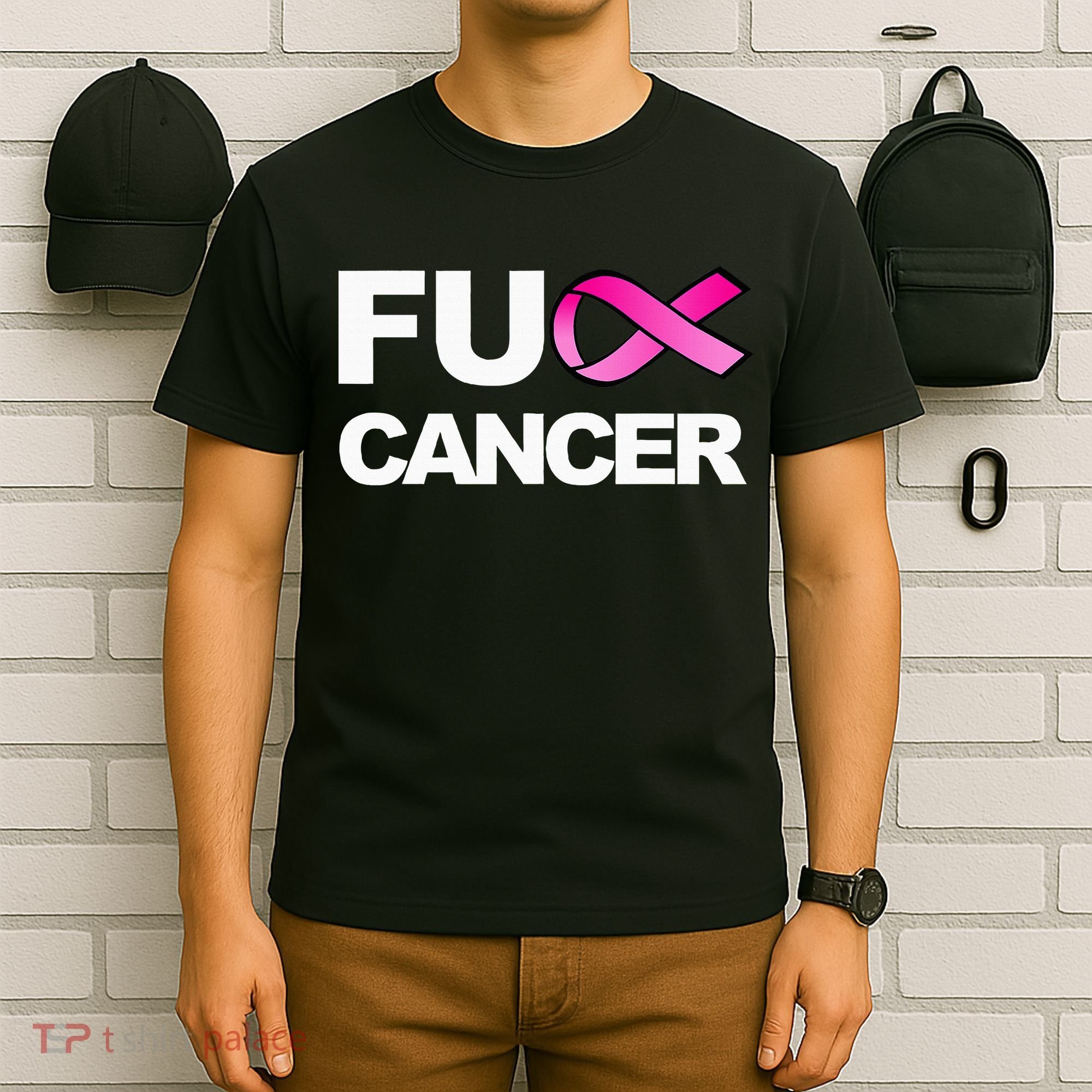 Fuck Cancer For Breast Cancer Awareness T-Shirt