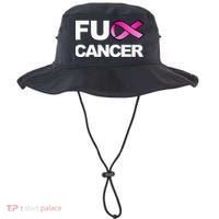 Fuck Cancer For Breast Cancer Awareness Bucket Hat thumb 0