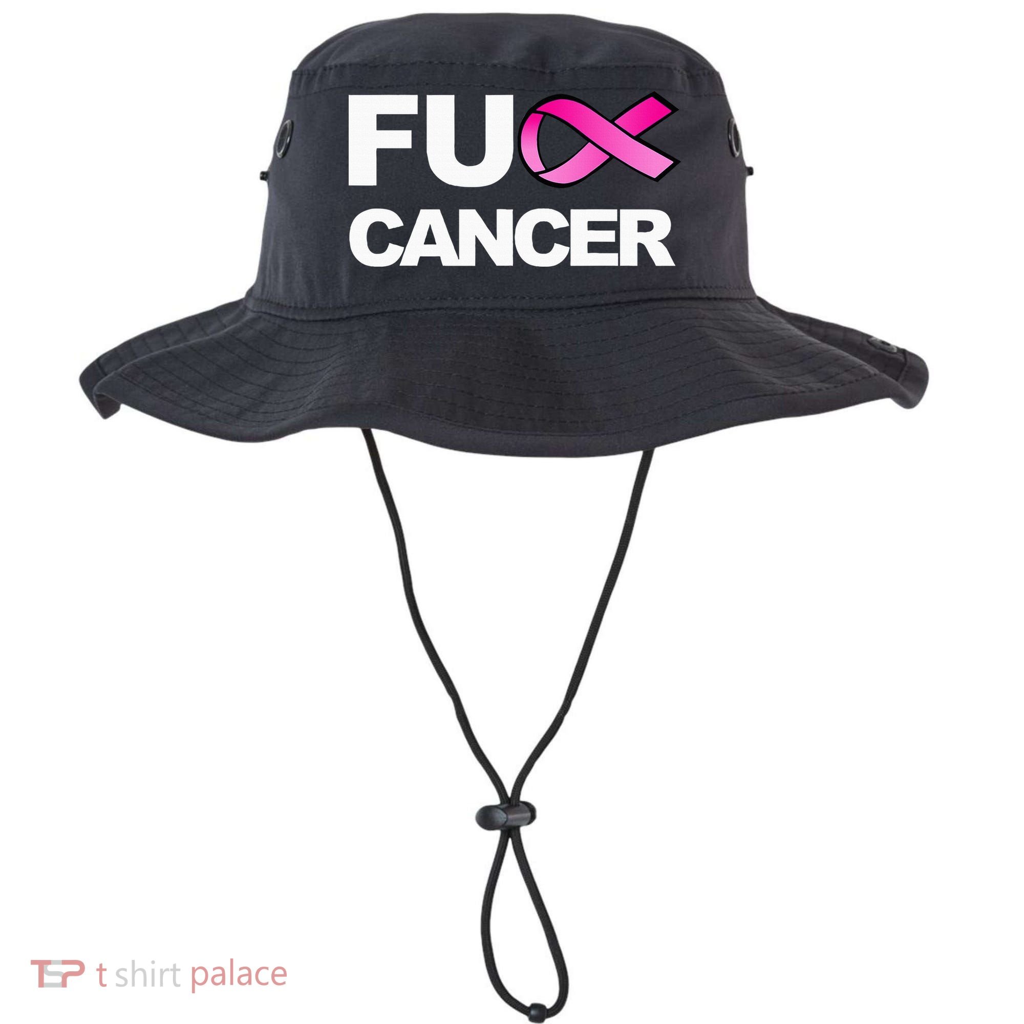 Fuck Cancer For Breast Cancer Awareness Bucket Hat