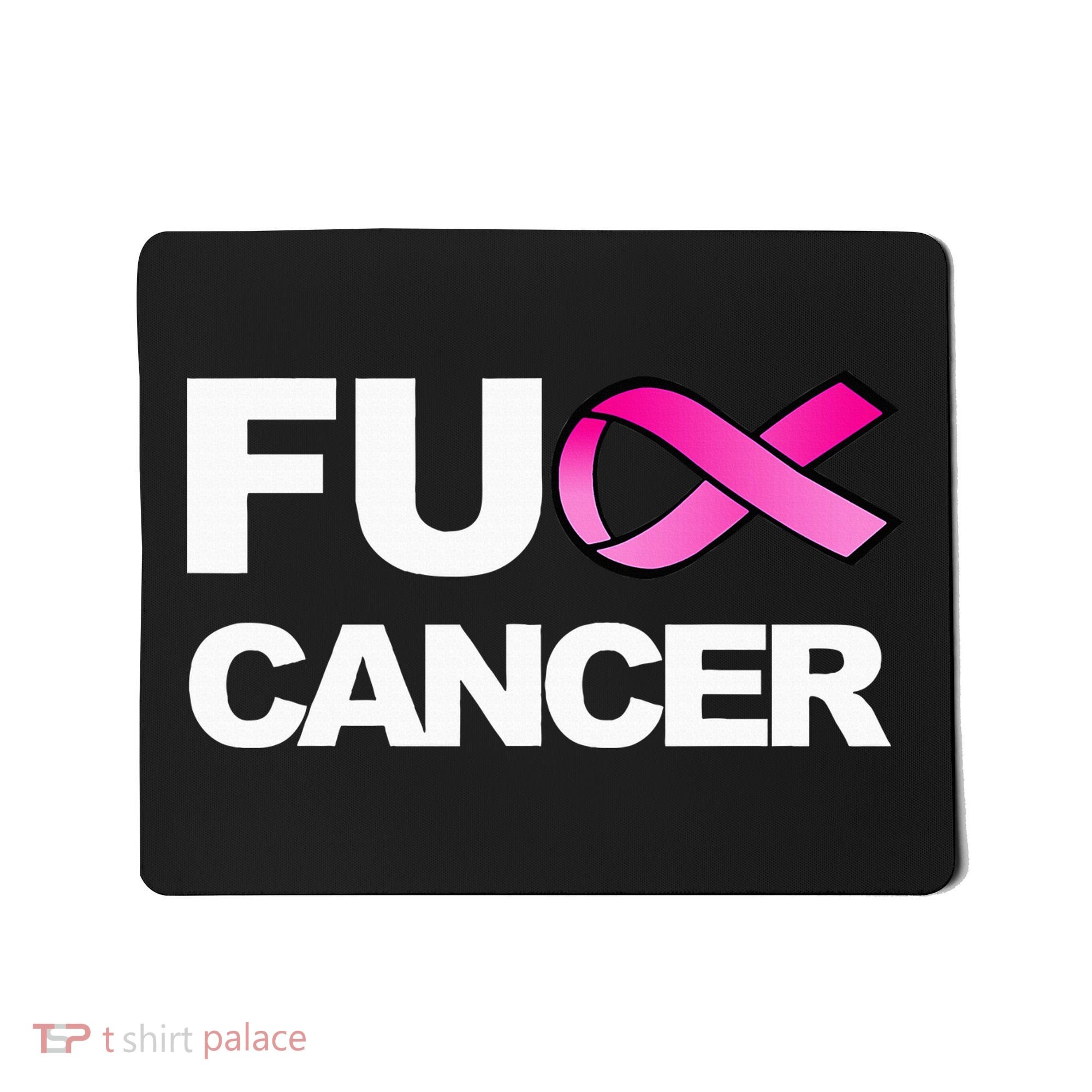 Fuck Cancer For Breast Cancer Awareness Mousepad
