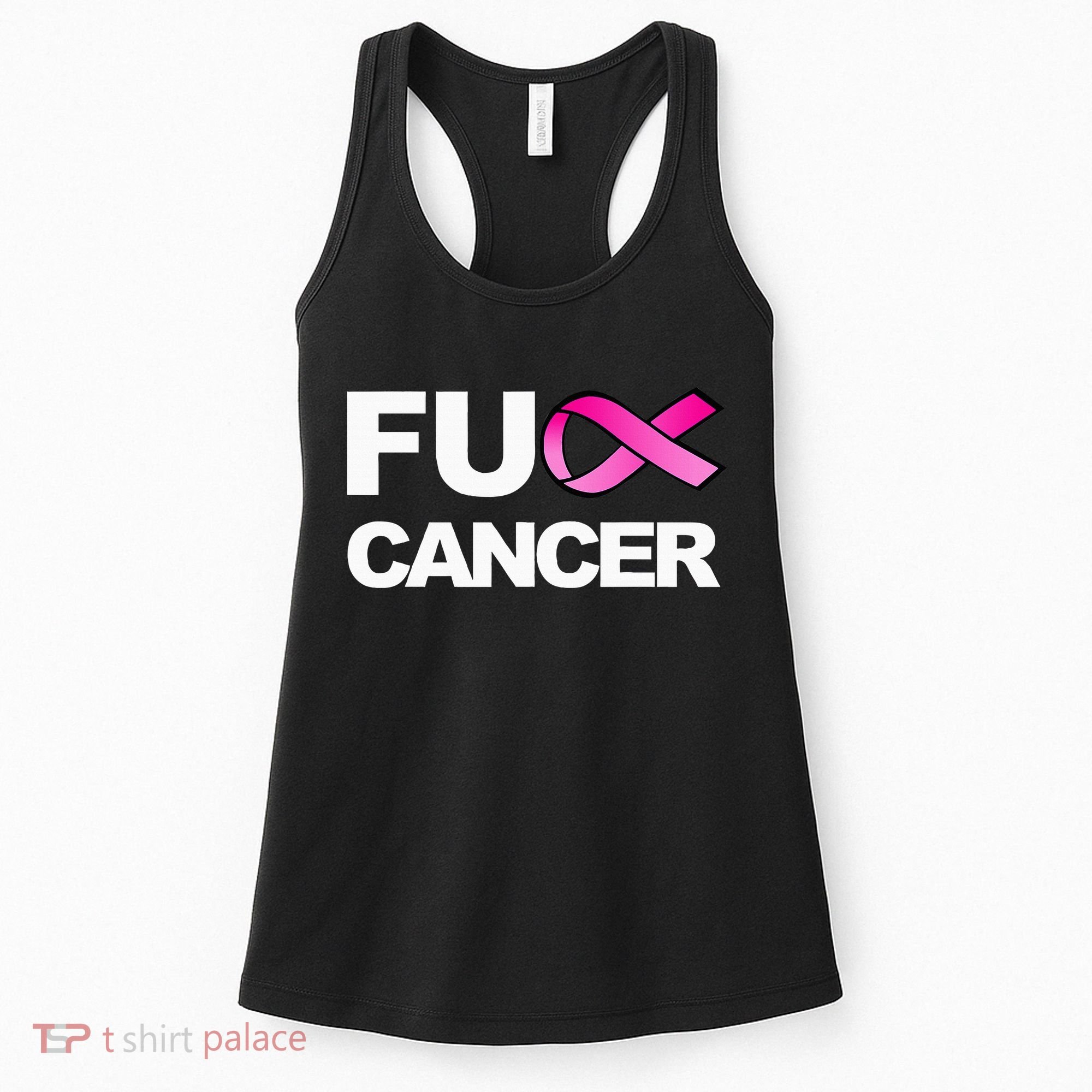 Fuck Cancer For Breast Cancer Awareness Women's Tank Top