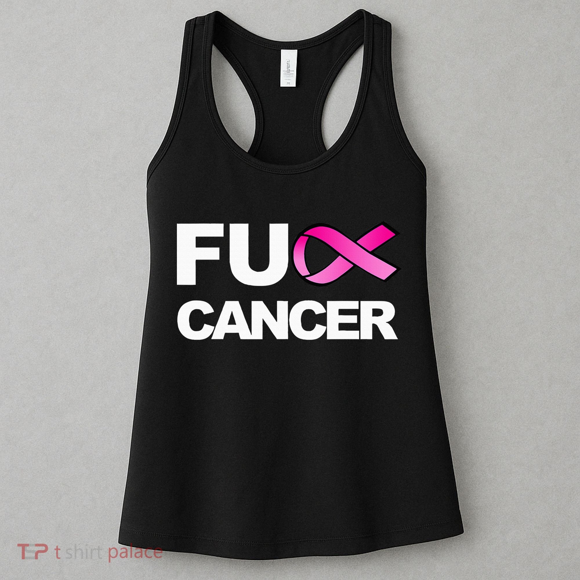 Fuck Cancer For Breast Cancer Awareness Women's Tank Top