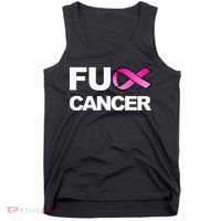 Fuck Cancer For Breast Cancer Awareness Tank Top thumb 0