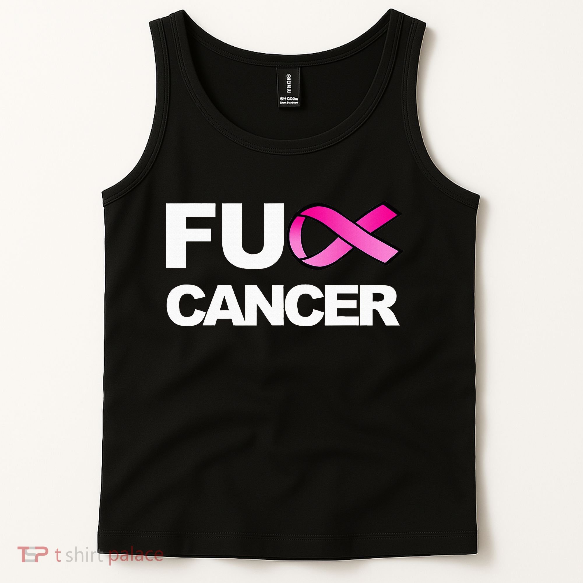 Fuck Cancer For Breast Cancer Awareness Tank Top