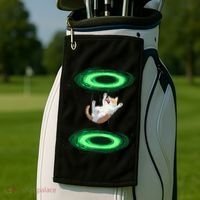 Funny Cat Falls Through Portal For Kitten And Cats Lovers Golf Towel thumb 2