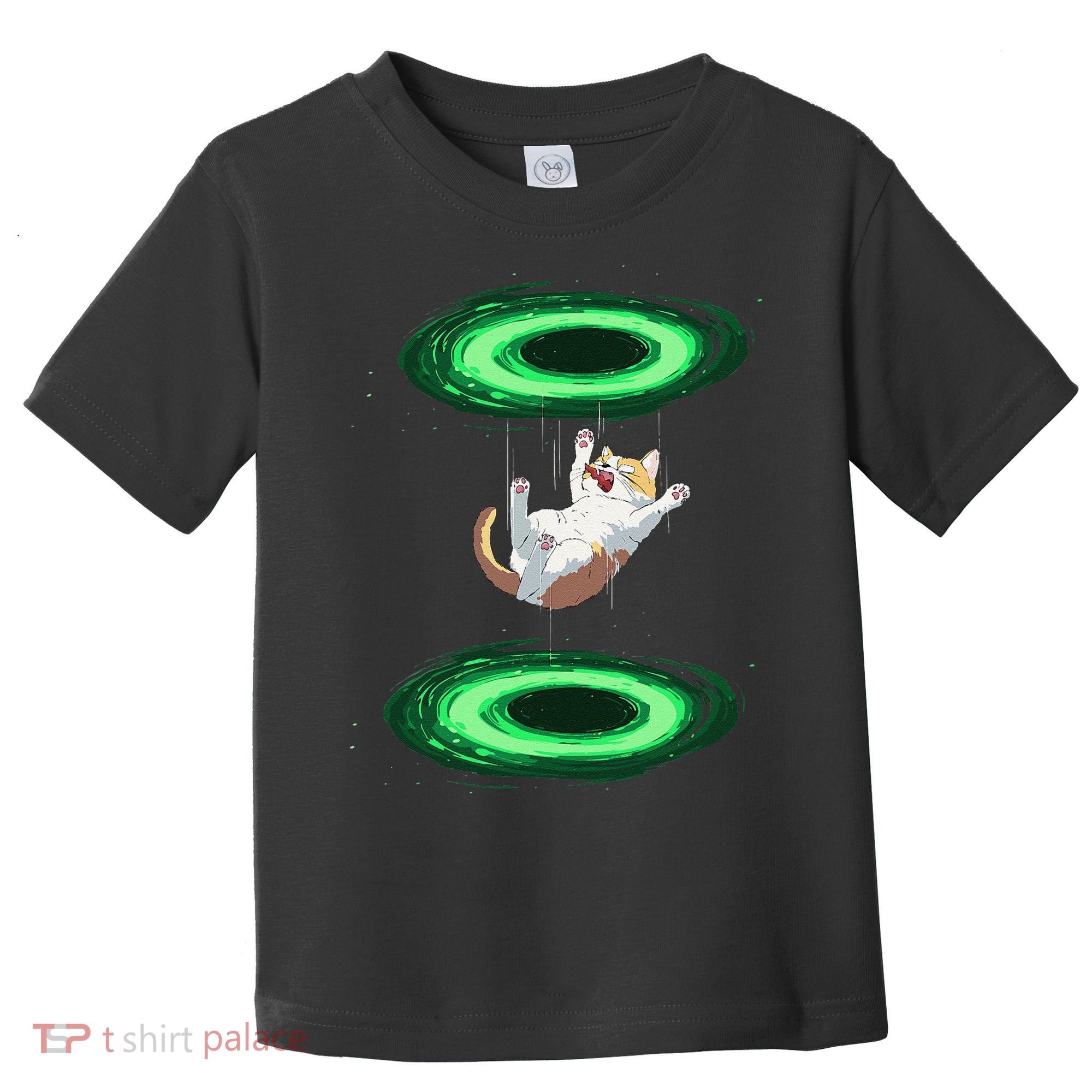 Funny Cat Falls Through Portal For Kitten And Cats Lovers Toddler T-Shirt