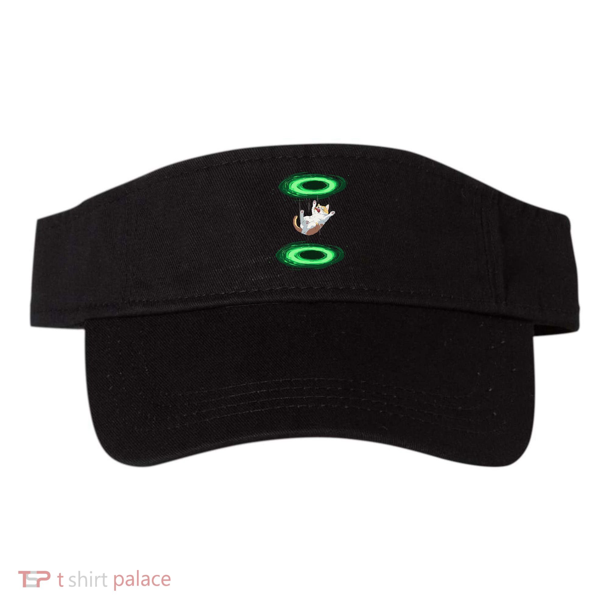 Funny Cat Falls Through Portal For Kitten And Cats Lovers Visor
