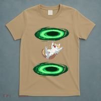 Funny Cat Falls Through Portal For Kitten And Cats Lovers T-Shirt thumb 5
