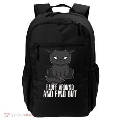 Funny Cat Fluff Around And Find Out Backpack