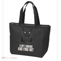 Funny Cat Fluff Around And Find Out Tote Bag thumb 3