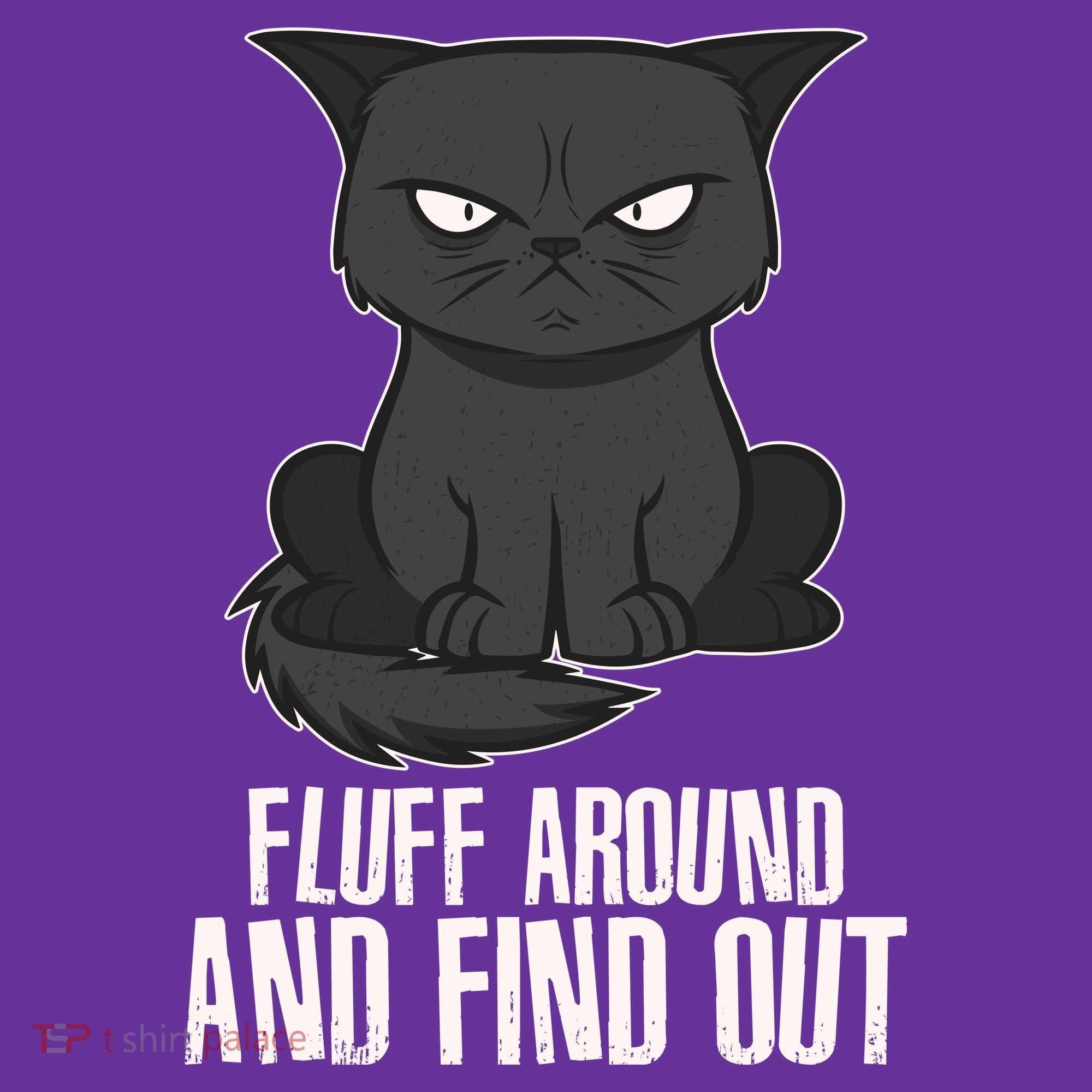 Funny Cat Fluff Around And Find Out Kids Sweatshirt