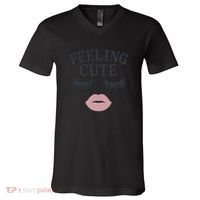 Feeling Cute V-Neck T-Shirt thumb 0