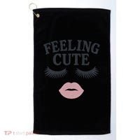 Feeling Cute Golf Towel thumb 0