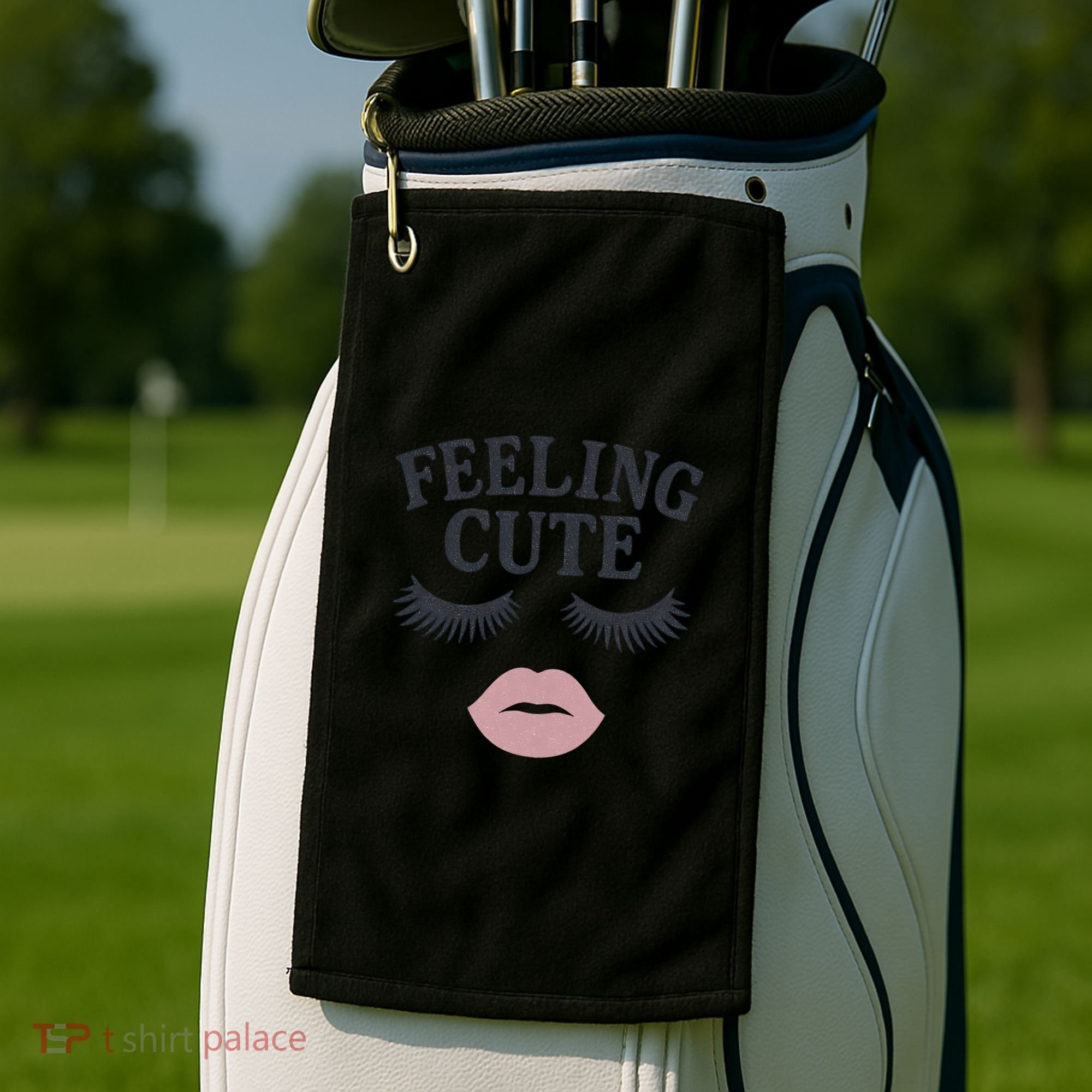 Feeling Cute Golf Towel