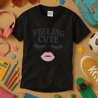 Feeling Cute Kids T-Shirt thumb 3