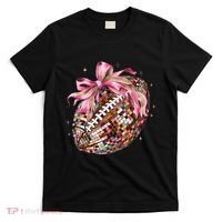 Football Coquette Football Lover Game Day Season T-Shirt thumb 0