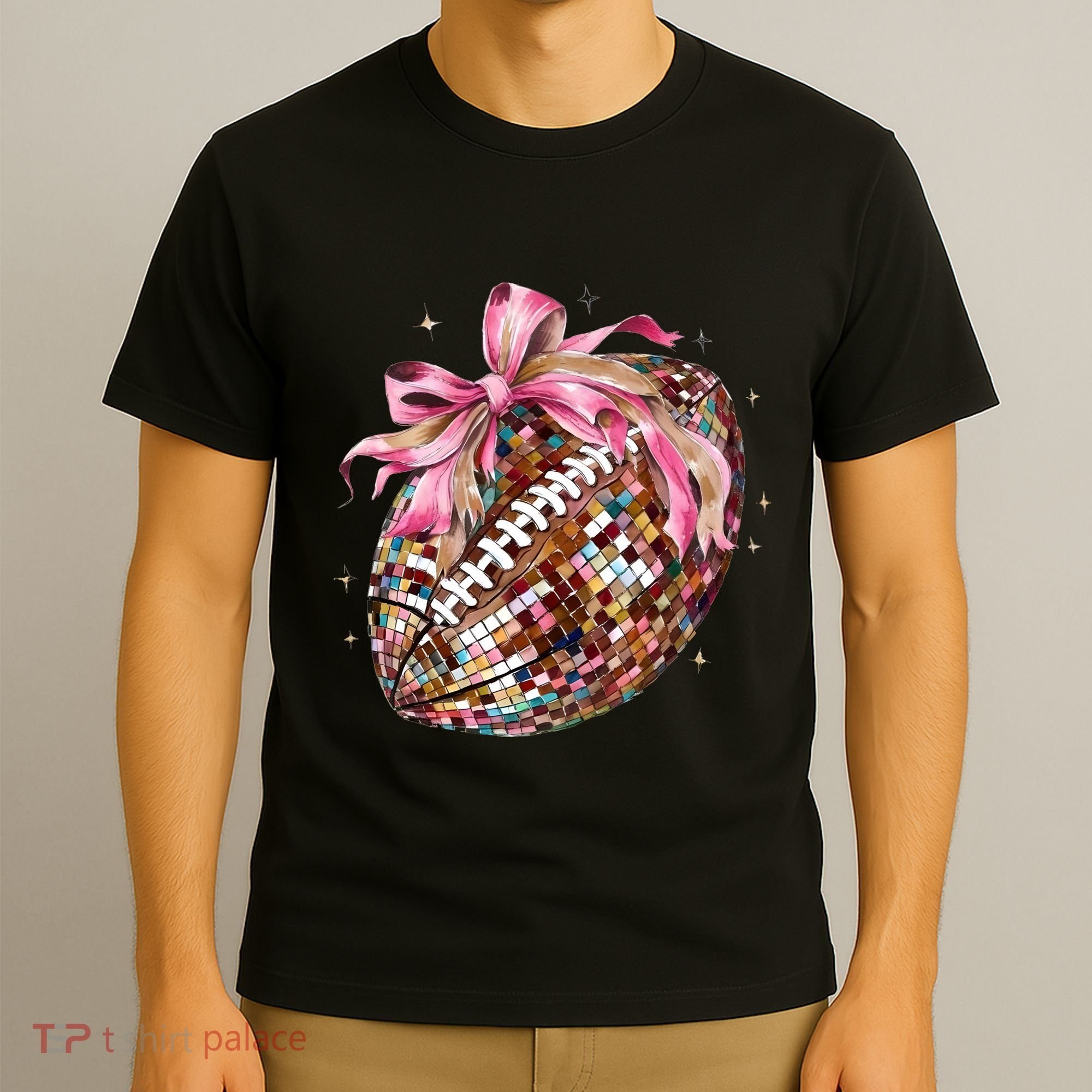 Football Coquette Football Lover Game Day Season T-Shirt
