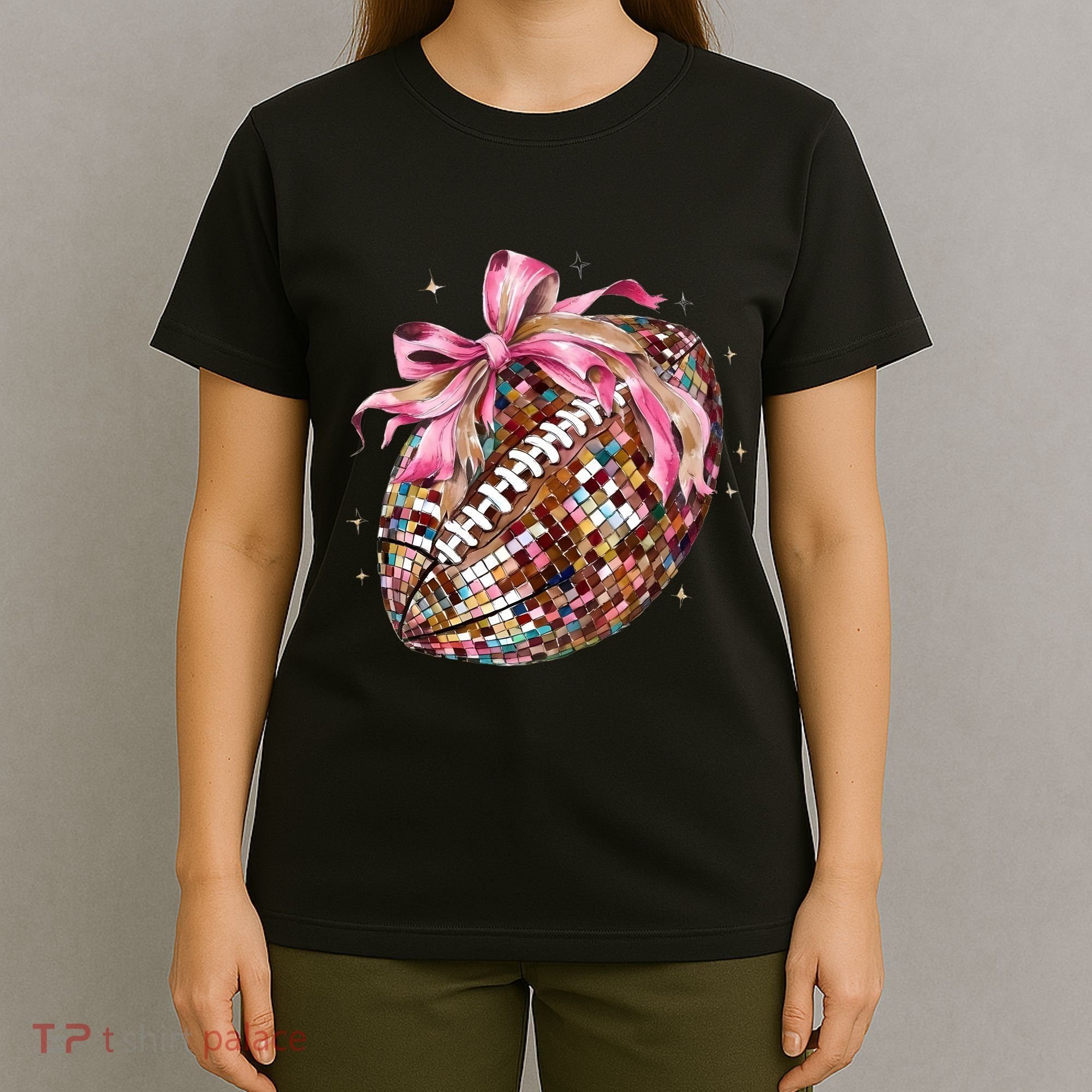 Football Coquette Football Lover Game Day Season T-Shirt