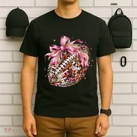 Football Coquette Football Lover Game Day Season T-Shirt thumb 6