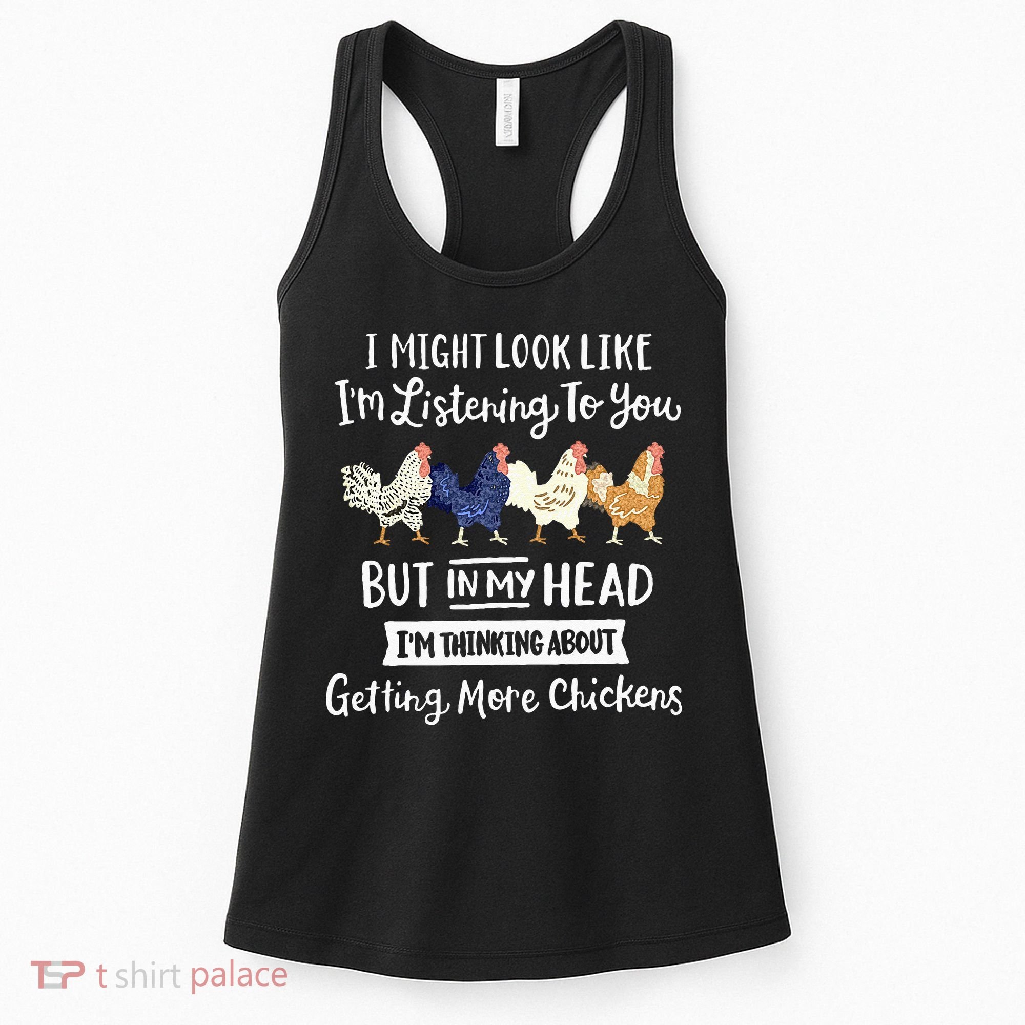 Funny Chicken Farmer Women Men Getting A Lot Chickens Women's Tank Top