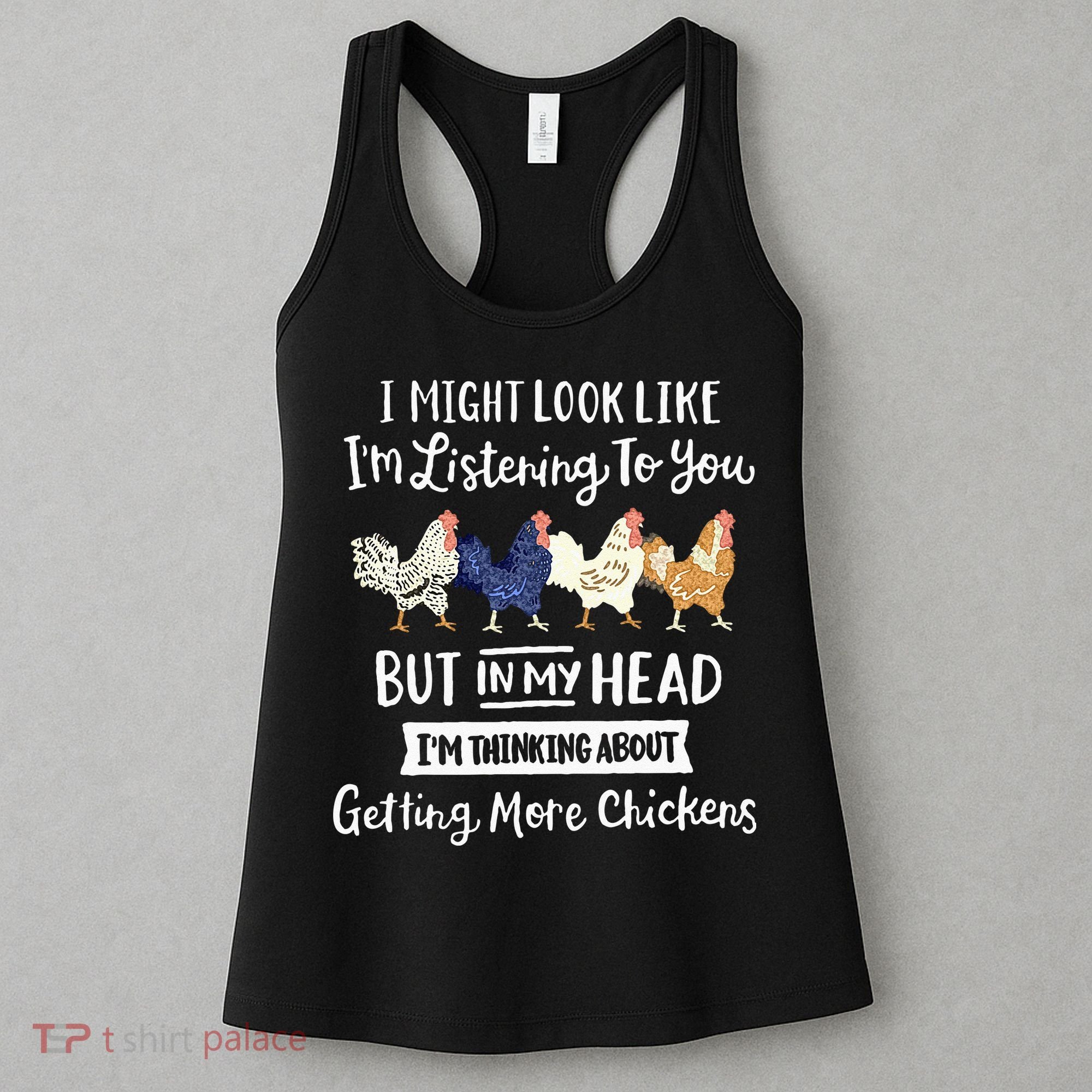 Funny Chicken Farmer Women Men Getting A Lot Chickens Women's Tank Top