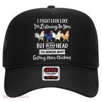 Funny Chicken Farmer Women Men Getting A Lot Chickens Hat thumb 0
